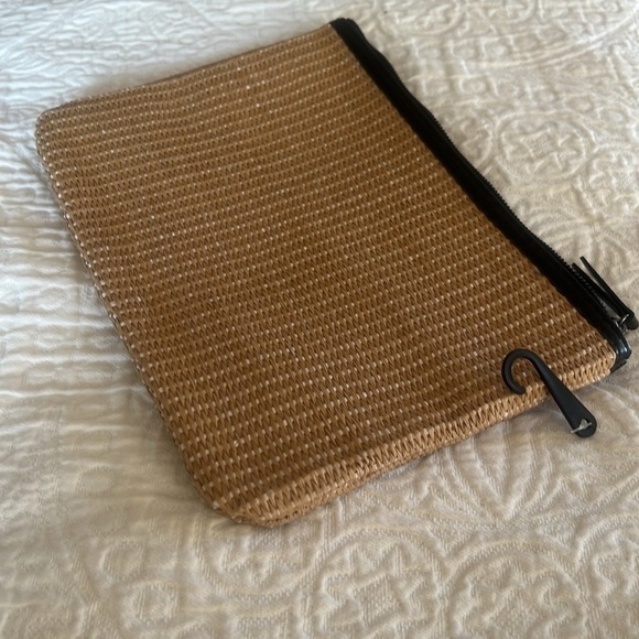 Zadig & Voltaire Beach Woven Clutch bag pochutte wristlet